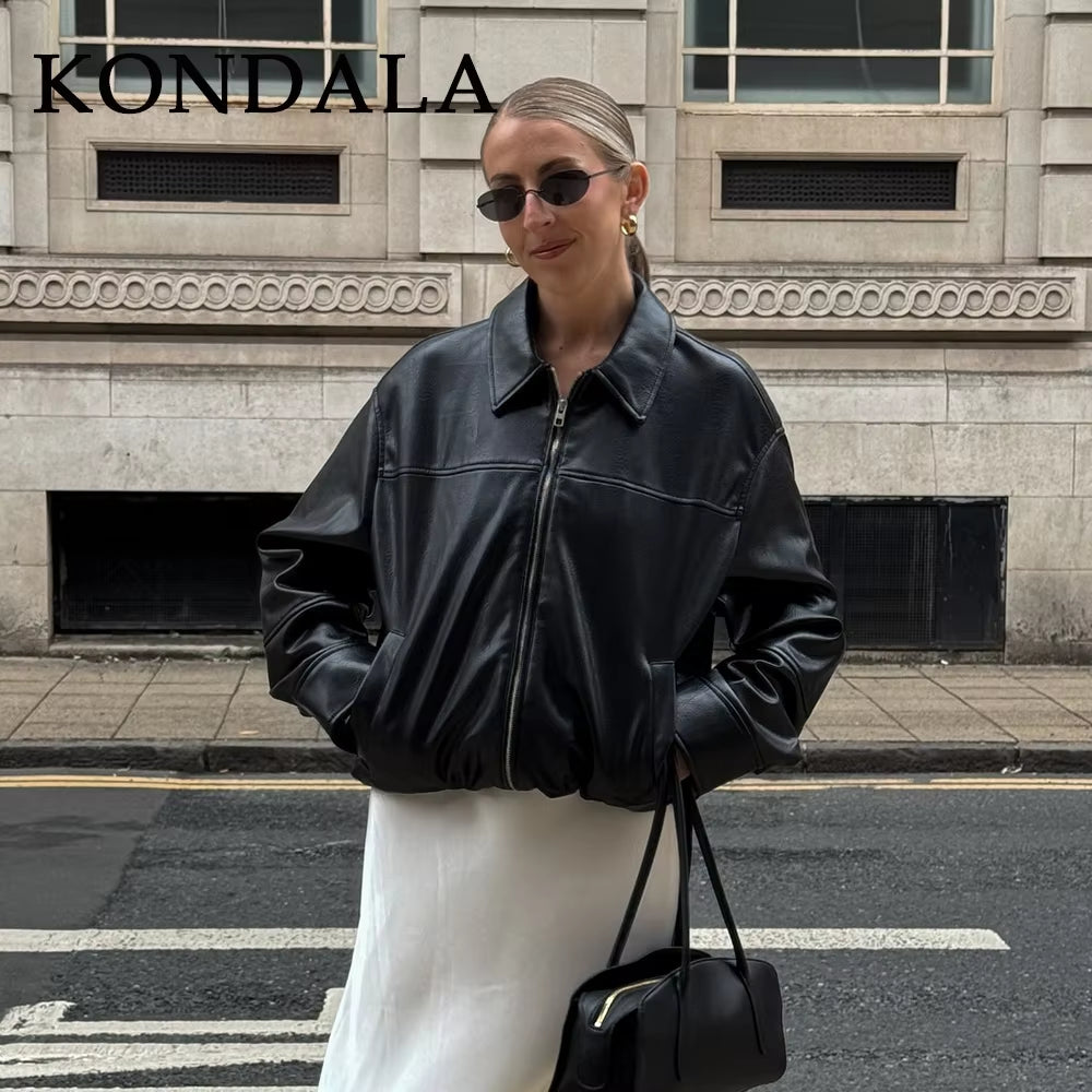 Vintage Faux Leather Jackets 