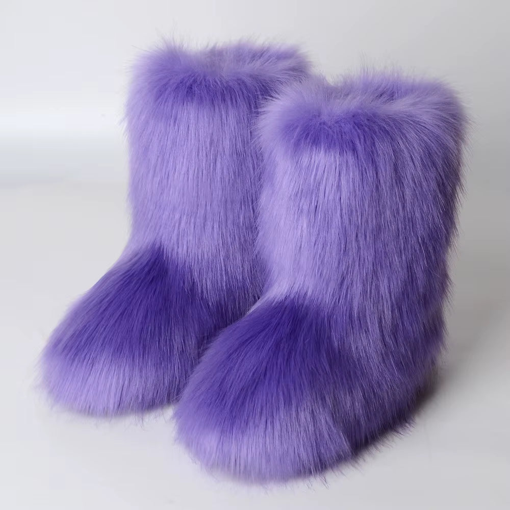 Faux Fur Boots