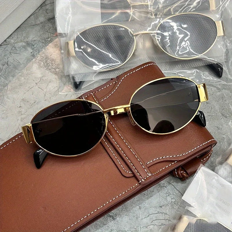 Retro Oval Sunglasses