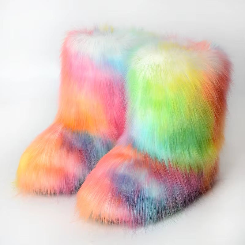 Faux Fur Boots