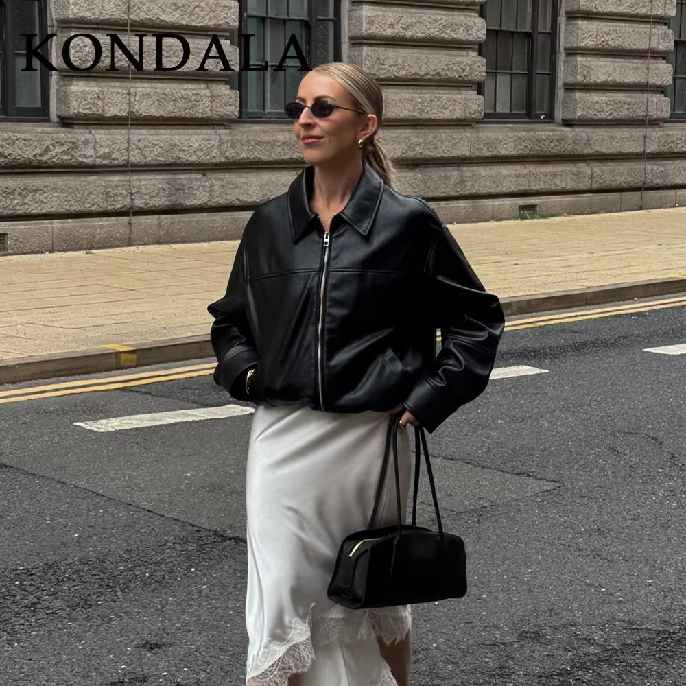 Vintage Faux Leather Jackets 