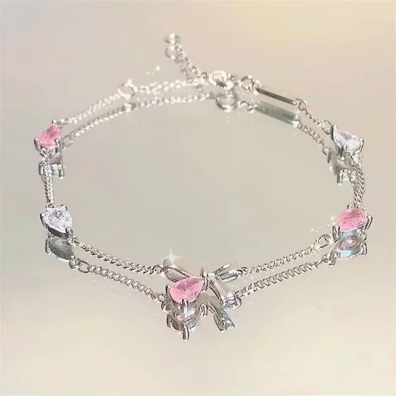  Crystal Cherry Blossom Bracelet