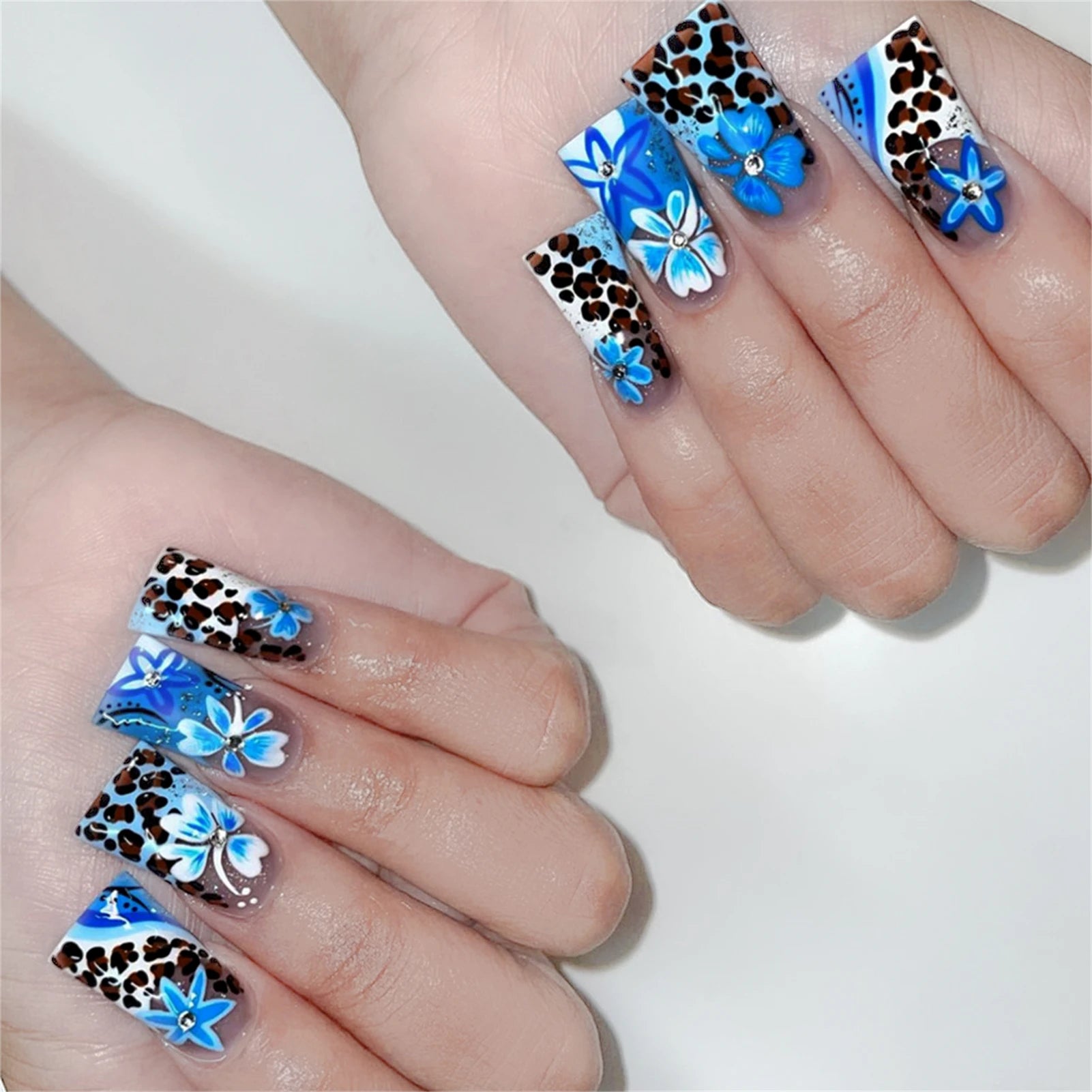  Pink French Style Press on Nails